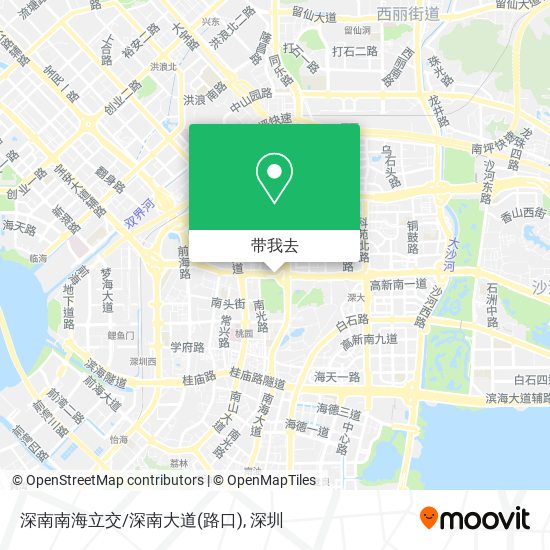 深南南海立交/深南大道(路口)地图
