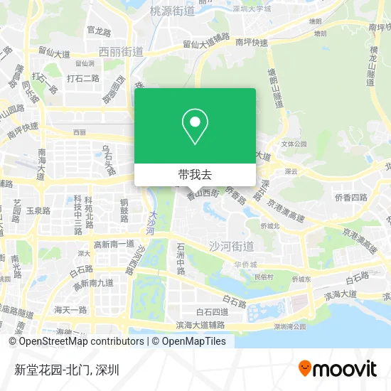 新堂花园-北门地图