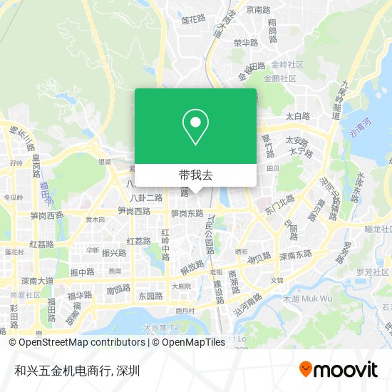 和兴五金机电商行地图