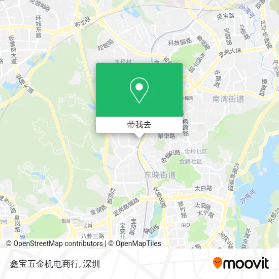 鑫宝五金机电商行地图