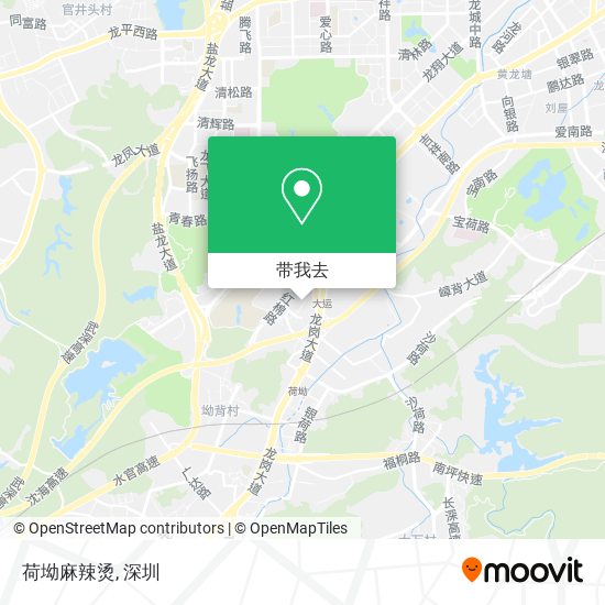 荷坳麻辣烫地图