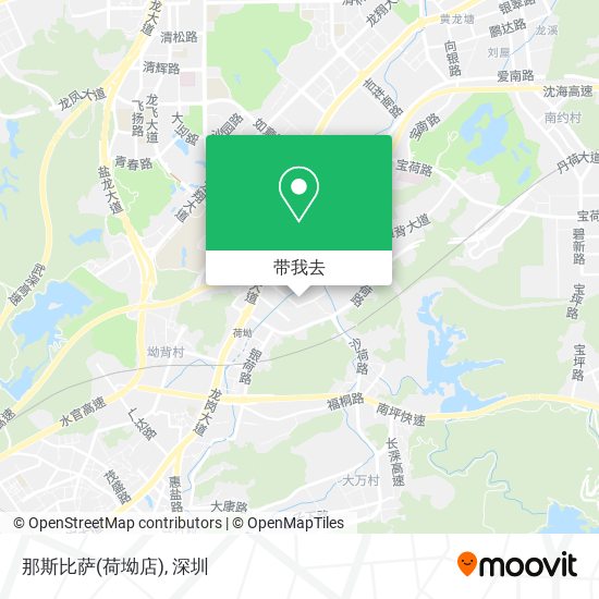 那斯比萨(荷坳店)地图