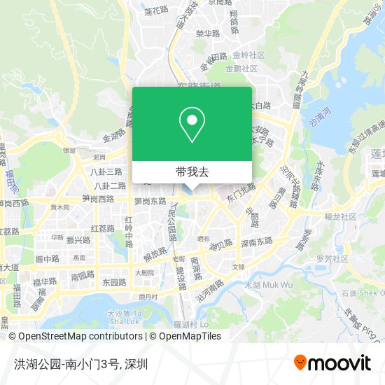 洪湖公园-南小门3号地图