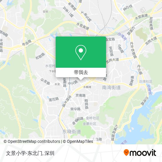文景小学-东北门地图