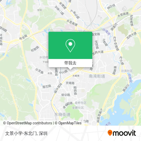 文景小学-东北门地图