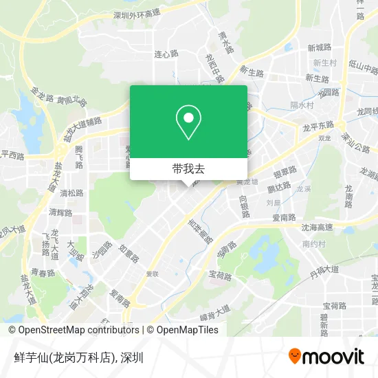 鲜芋仙(龙岗万科店)地图