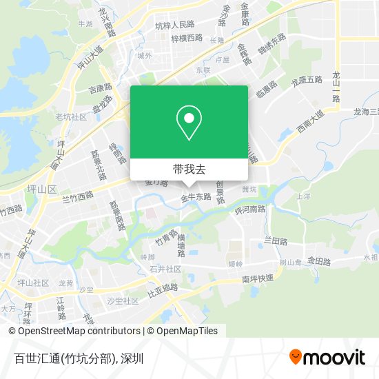 百世汇通(竹坑分部)地图