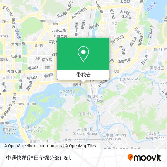 中通快递(福田华强分部)地图