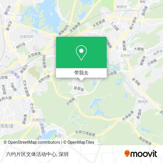 六约片区文体活动中心地图