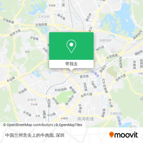 中国兰州舌尖上的牛肉面地图