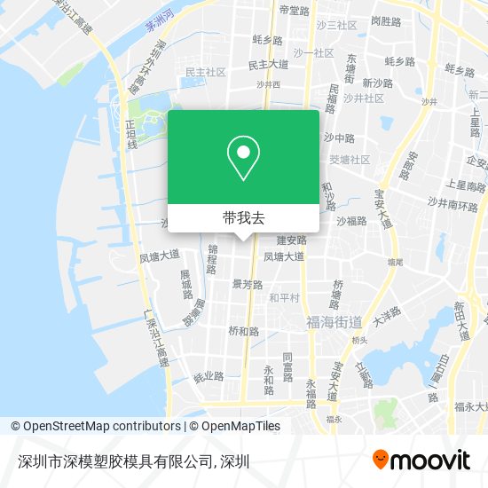 深圳市深模塑胶模具有限公司地图