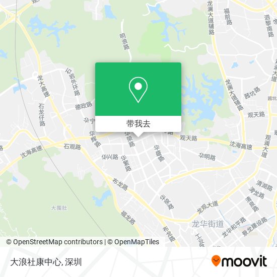 大浪社康中心地图