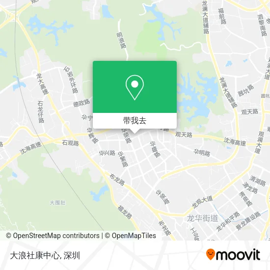 大浪社康中心地图
