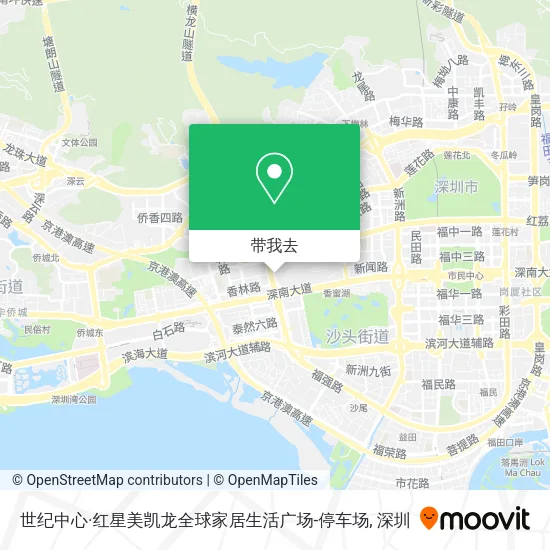 世纪中心·红星美凯龙全球家居生活广场-停车场地图