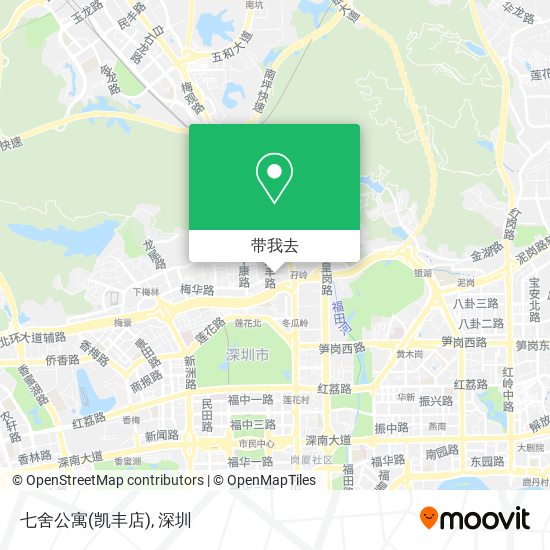 七舍公寓(凯丰店)地图