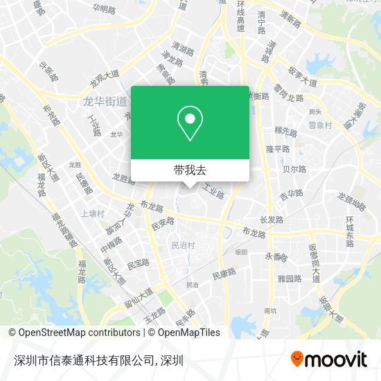 深圳市信泰通科技有限公司地图