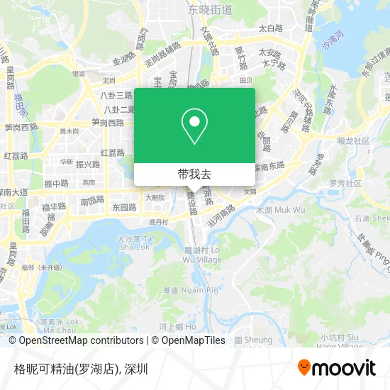 格昵可精油(罗湖店)地图