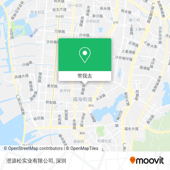 澄源松实业有限公司地图