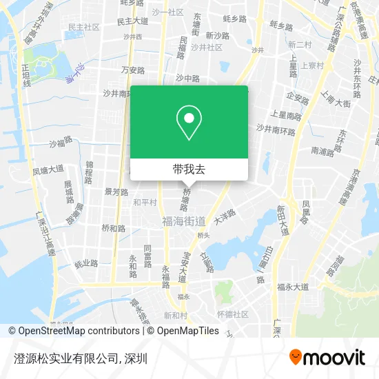 澄源松实业有限公司地图