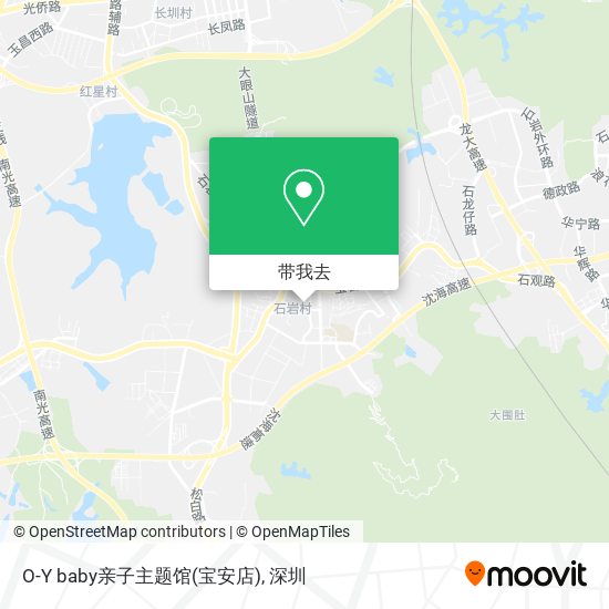 O-Y baby亲子主题馆(宝安店)地图