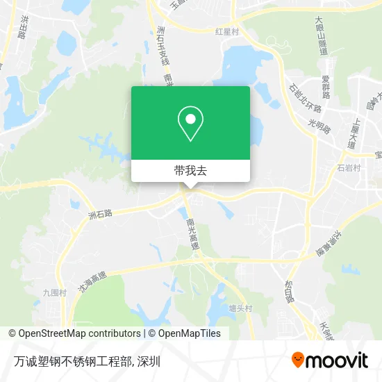 万诚塑钢不锈钢工程部地图