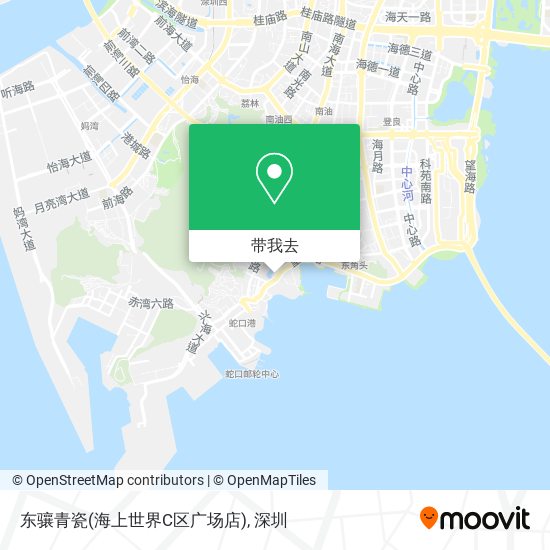 东骧青瓷(海上世界C区广场店)地图