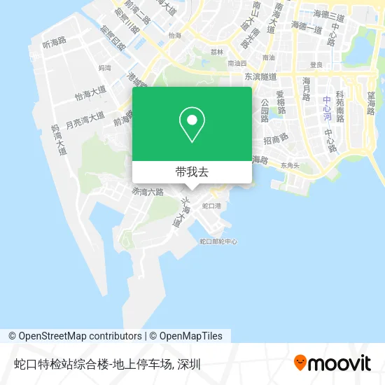 蛇口特检站综合楼-地上停车场地图