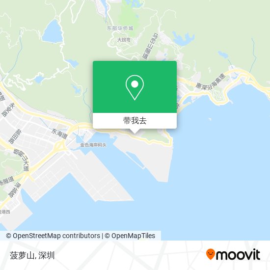 菠萝山地图