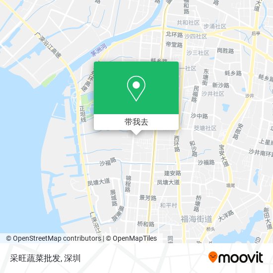 采旺蔬菜批发地图
