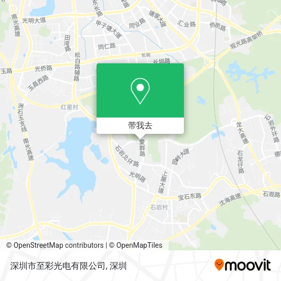深圳市至彩光电有限公司地图