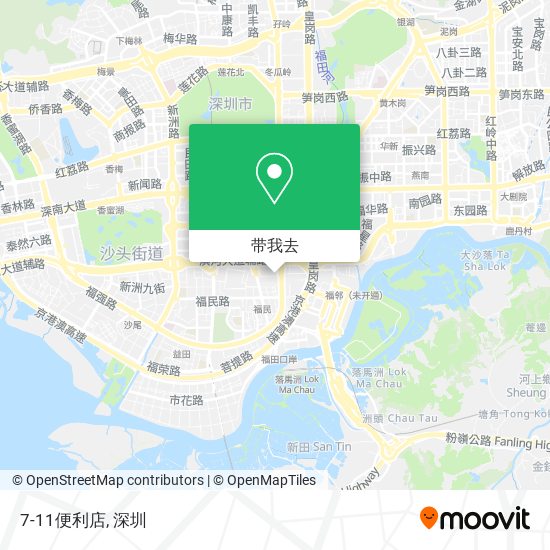 7-11便利店地图