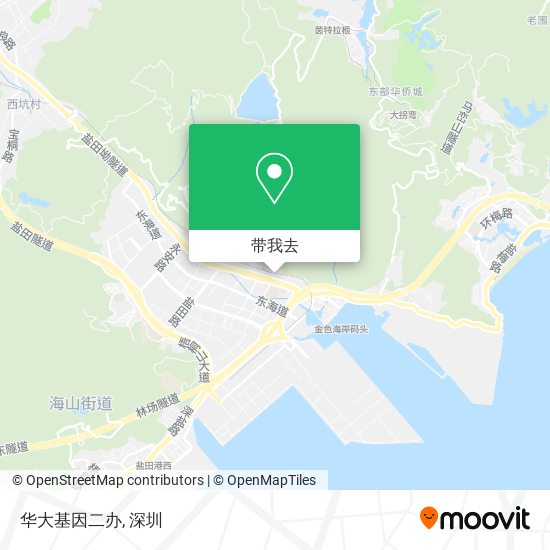 华大基因二办地图
