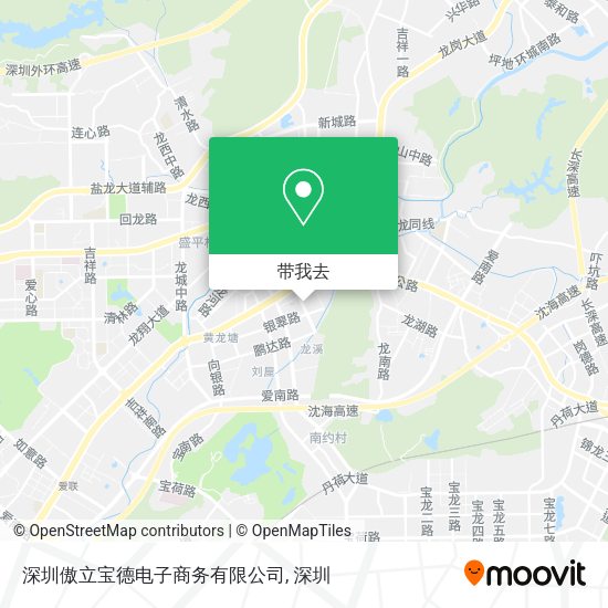 深圳傲立宝德电子商务有限公司地图