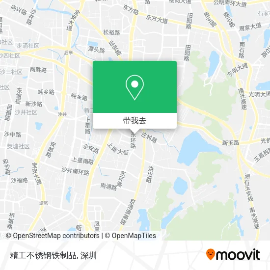 精工不锈钢铁制品地图
