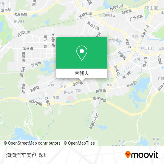滴滴汽车美容地图