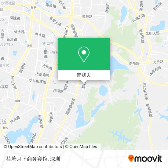 荷塘月下商务宾馆地图