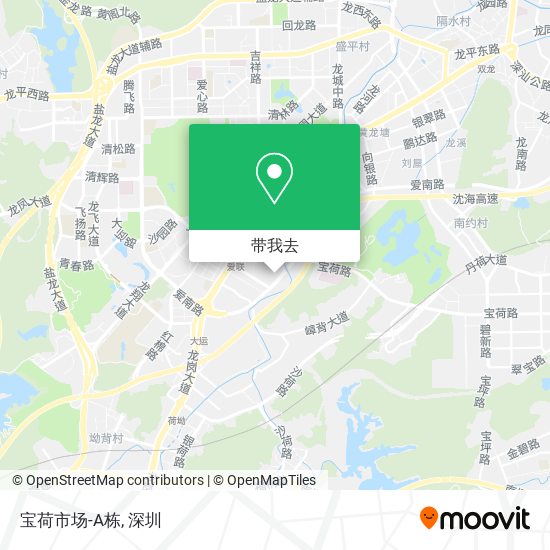 宝荷市场-A栋地图