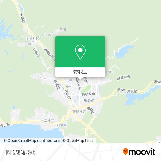 圆通速递地图