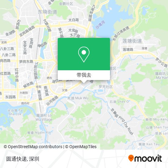 圆通快递地图