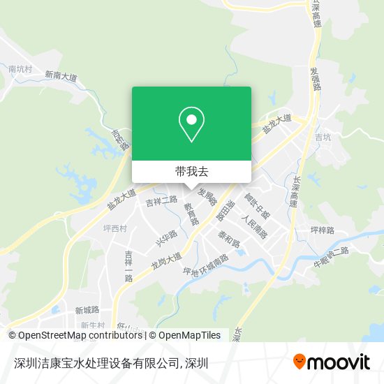 深圳洁康宝水处理设备有限公司地图