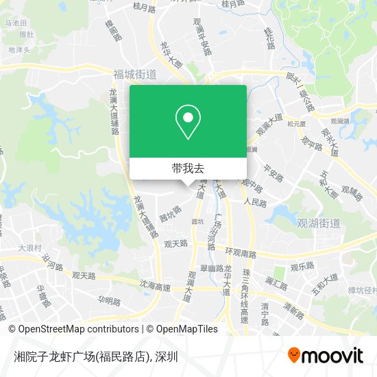 湘院子龙虾广场(福民路店)地图