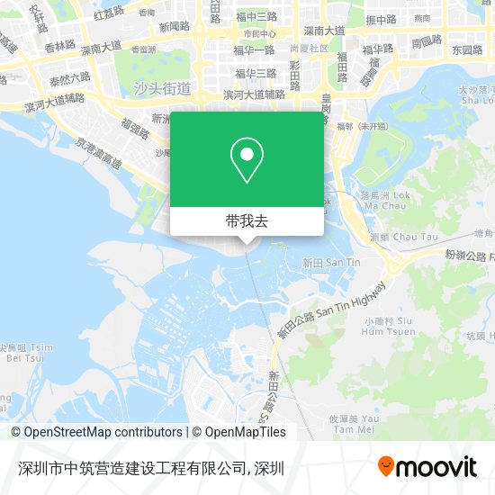 深圳市中筑营造建设工程有限公司地图
