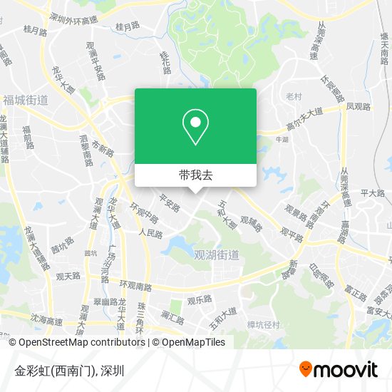 金彩虹(西南门)地图