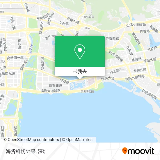 海货鲜切の果地图