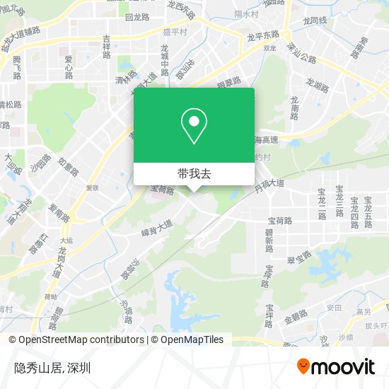 隐秀山居地图