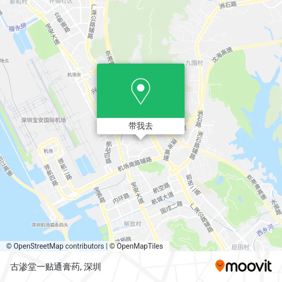 古渗堂一贴通膏药地图