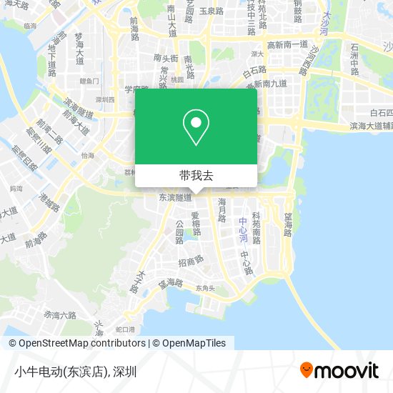 小牛电动(东滨店)地图
