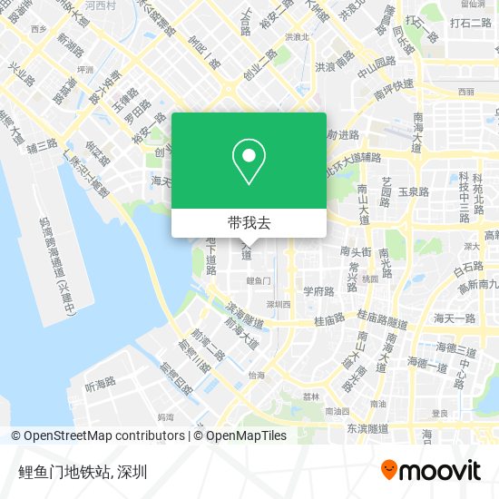 鲤鱼门地铁站地图