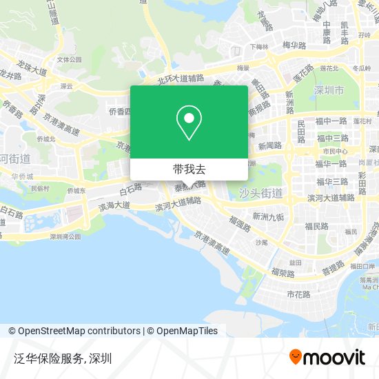 泛华保险服务地图