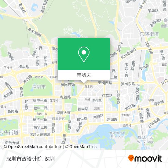 深圳市政设计院地图